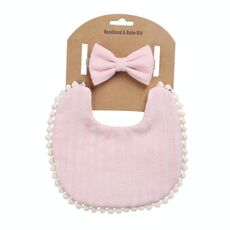 Set di fascia da asciugamano bifacciale stampato in lino per bambini (DP021-2)