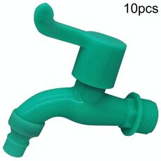 10 pezzi Tutto il rubinetto di lavatrice con congelamento in plastica 3/4 di pollice (consegna casuale)