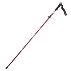 Tanerdd TR-D0001 Trekking Poles in lega di alluminio Pieghevole a corrimano per esterni Trekking Bastoncini da passeggio (modello lungo (rosso))