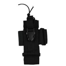 Borsa all'aperto Walkie Talkie Borsa per cellulare Mini Borsa in vita Borsa GRATUITA (nero)