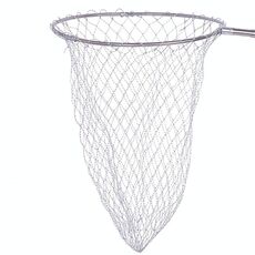 Rete da pesca in acciaio inox pieghevole in acciaio inox rete da pesca, specifica: solido 40 cm grande maglia
