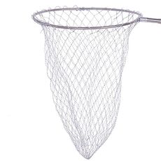 Rete da pesca in acciaio inox pieghevole in acciaio inox rete da pesca a rete, specifica: solido 50 cm grande maglia