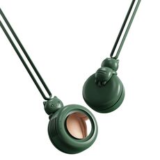 MF021 Sweet Cat Solfless Portable Hanging Ventola (verde)