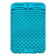 Campeggio all'aperto Campeggio Automatico Automatico Gommone Gommone Portatile TPU Doppia letto matrimoniale, Dimensioni: 195 x 119 x 16cm (Blu di Peacock)