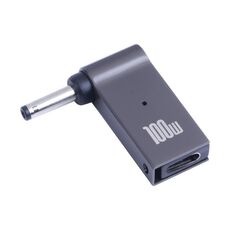 100W USB-C / Type-C femmina a DC 3.5x1.35mm Adattatore per carica computer maschio