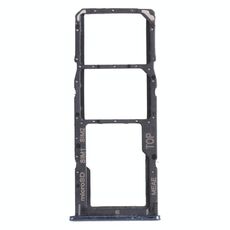 Per Samsung Galaxy M51 SM-M515 Vassoio per scheda SIM + Vassoio per scheda SIM + Vassoio per scheda Micro SD (Nero)