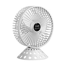 Ventilatore da tavolo USB Mini Dormitorio Home Dormitorio Ventilatore portatile, Colore: 6 pollici (bianco)