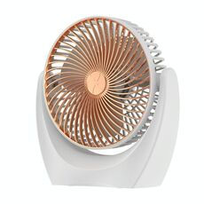 Ventilatore da tavolo USB Mini Dormitorio Home Dormitorio Ventilatore portatile, Colore: Tipo U (oro)