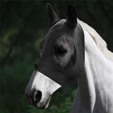 MMZ-001 Maschera per cavalli traspirante Mosquito insetto e mosca Maschera equestrian Forniture (nero)