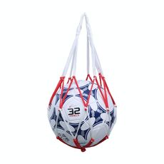 Sacchetto di stoccaggio della maglia solida in grassetto di 4 pezzi (bianco rosso)