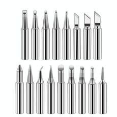 17 Pz / Set Saldatura Suggerimenti per saldatura 936 Stazione di saldatura Pure Rame Solding Iron Suggerimenti Suggerimenti per saldatura senza piombo