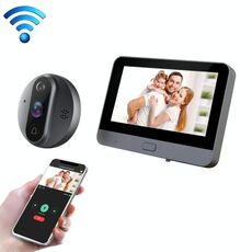 R9 4,3 pollici WiFi Smart Video Visual Electronic Peephell Basebell (nero)