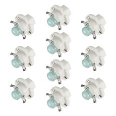 10 pezzi B8.4 0.2W DC12V Cuneo per cuneo COB Pannocchia LED Light Dashboard Gauge Indicatore del cluster Lampadina (luce blu)