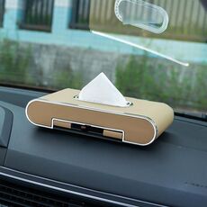 Automobile Diamante Diamante Diamond Box con parcheggio temporaneo Numero di telefono Carta e supporto per telefono (beige)