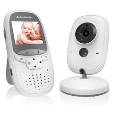 VB602 2,4 pollici LCD 2,4 GHz Camera di sorveglianza wireless Baby Monitor, supporto a due vie Talk Back, visione notturna (grigio)