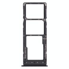 Per Infinix HOT 7 Pro (X625B) Vassoio per schede SIM + Vassoio per schede SIM + Vassoio per schede Micro SD (nero)