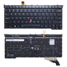 Tastiera della versione americana con la luce posteriore per Lenovo ThinkPad X1 Carbon 3rd Gen 2015