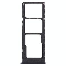 Per infinix Hot 9 Play X680 C680B X680C Vassoio per schede SIM + Vassoio per schede SIM + Vassoio per schede Micro SD (nero)