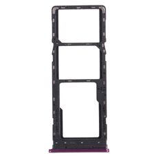 Per infinix Hot 9 Play X680 C680B X680C Vassoio per schede SIM + Vassoio per schede SIM + Vassoio per schede Micro SD (viola)
