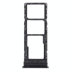 Per infinix Smart 5 X657 X657C Vassoio per schede SIM + Vassoio per schede SIM + Vassoio per schede Micro SD (nero)