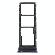 Per infinix Smart 5 X657 X657C Vassoio per schede SIM + Vassoio per schede SIM + Vassoio per schede Micro SD (blu)