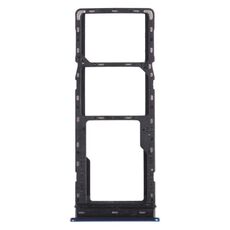 Per infinix S5 X652 Vassoio per schede SIM + Vassoio per schede SIM + Vassoio per schede Micro SD (blu)