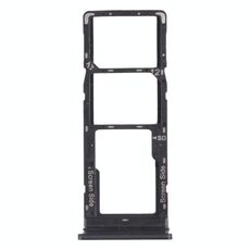 Per Tecno Pouvoir 4 Pro / Pouvoir 4 LC7 Vassoio per schede SIM + Vassoio per schede SIM + Vassoio per schede Micro SD (nero)