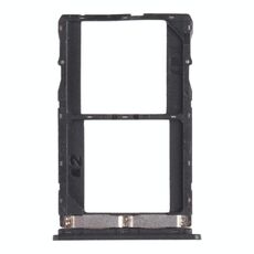 Per Infinix Note 5 Stylus X605 Vassoio per schede SIM + Vassoio per schede SIM + Vassoio per schede Micro SD (nero)