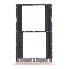 Per Infinix Note 5 Stylus X605 Vassoio per schede SIM + Vassoio per schede SIM + Vassoio per schede Micro SD (oro)