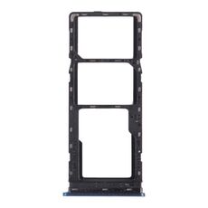 Per Infinix Hot 9 X655C X655 X655D Vassoio per schede SIM + Vassoio per schede SIM + Vassoio per schede Micro SD (blu)