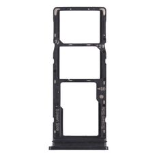 Per Tecno Spark 5 Pro KD7 Vassoio per schede SIM + Vassoio per schede SIM + Vassoio per schede Micro SD (nero)