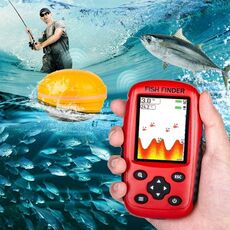 Color HD Screen USB Charging Dot Matrix Fish Finder, Consegna colore casuale