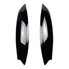 Autoadesivo della decorazione del sopracciglio del faro dell'automobile per Volkswagen Golf 5 (nero)