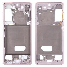 Per Samsung Galaxy S21 Cornice con cornice centrale (rosa)