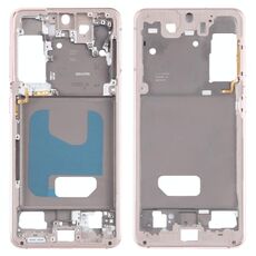 Per Samsung Galaxy S21 Cornice con cornice centrale (oro)