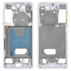 Per Samsung Galaxy S21 Cornice con cornice centrale (argento)