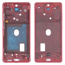 Per Samsung Galaxy S20 FE Cornice con cornice centrale con accessori (rosso)