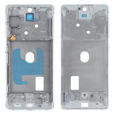 Per Samsung Galaxy S20 FE Cornice con cornice centrale con accessori (argento)