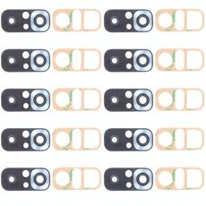 10 PCS Lente per fotocamera posteriore per Xiaomi Redmi Nota 10s M2101K7BG M2101K7BI M2101K7BNY