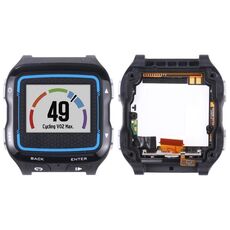 Assemblaggio completo dello schermo LCD e del digitalizzatore con telaio per Garmin Forerunner 920xt (nero)