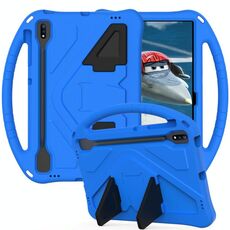 Per Samsung Galaxy Tab S8 + / Tab S8 Plus / Tab S7 FE / TAB S7 + T970 / T975 / T976 EVA ANTI ANTI ANTI FALLIGGIO Custodia protettiva con supporto (blu)