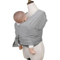 Bambino portante doppia tracolla in possesso della tenuta del bambino portante portatile bambino x portando borsa, taglia: l (grigio)