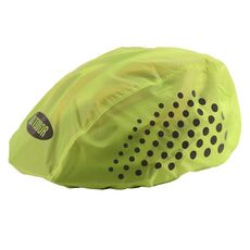 2 pezzi Cycling Casco Cover Piove Cover per esterni Riflettente Casco di sicurezza Cover, Dimensioni: Dimensioni gratuite (fluorescente verde (stile 2))