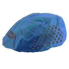 2 pz Casco da ciclismo Cover Piove per esterni Riflessione riflettente Casco di sicurezza, Dimensioni: Dimensioni gratuite (blu (stile 2))