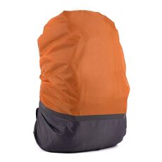 2 PCS Outdoor Mountaineering Colour Color Cover Luminoso Zaino Piove Cover, Dimensioni: S 18-30L (grigio + arancione)