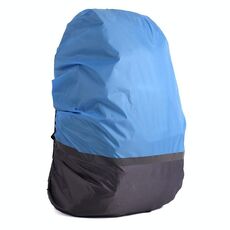 2 PCS Outdoor Mountaineering Colour Colour Cover Luminoso Cover Piove, Dimensioni: M 30-40L (grigio + blu)