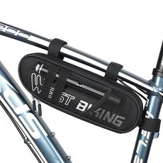 West Bicyking Bicycle Bicyle Bicygle Bag Riflettentective Bag Grande Capacità Borsa da ciclismo Borsa a fascio orizzontale Anti-splashing Borsa per auto da strada, Dimensioni: 1.3L (nero)