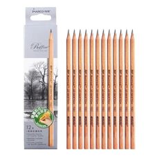 2 Scatole Marco 7001 Schizzo Matita Bambini Original Wooden Wooden Word Learning Art Art Calligrafia Disegno Matita, Durezza piombo: 2h
