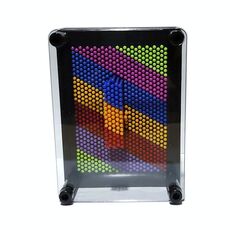 Variopinto Handprint Ago Pittura 3D Mano stereo Makrolon Ago, Dimensioni: Media 17,5 x 12,5 cm (cornice nera)