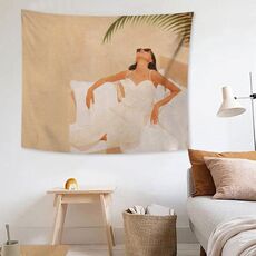 Tessuto Tapestry Esagerato Stile Astratto Sfondo Appeso Panno copertura del rivestimento, Dimensioni: 150x130cm (Illustrazione 11)